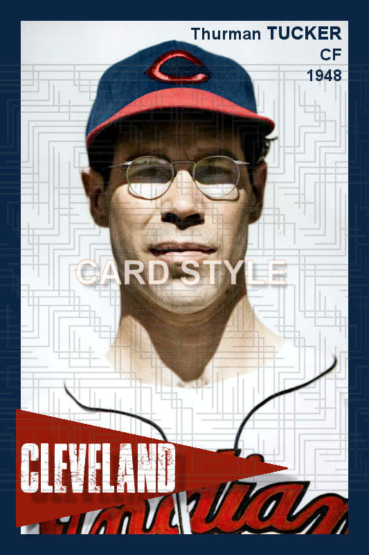 Thurman Tucker - 1948 Cleveland Indians - choose a size & style