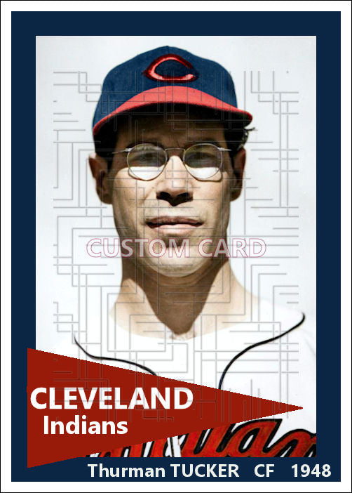 Thurman Tucker - 1948 Cleveland Indians - choose a size & style