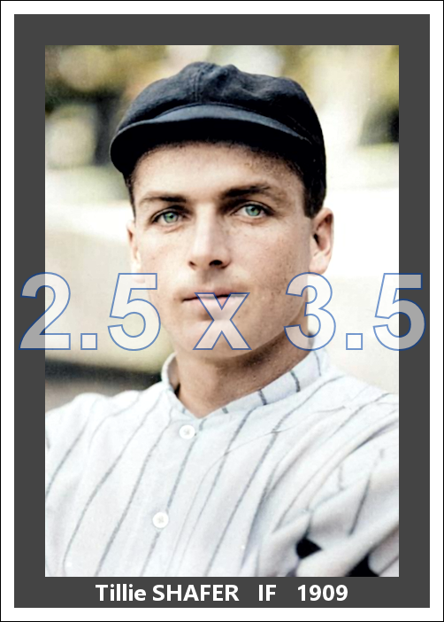 Tillie Shafer - 1909 New York Giants - choose a size & style