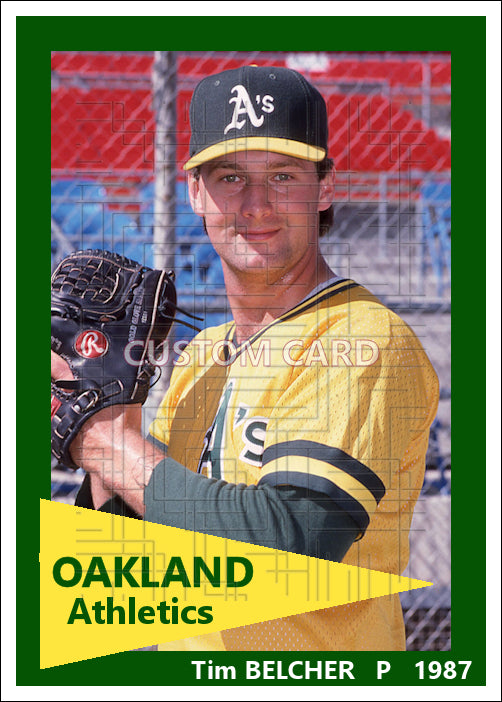 Tim Belcher - 1987 Oakland Athletics - choose a size & style