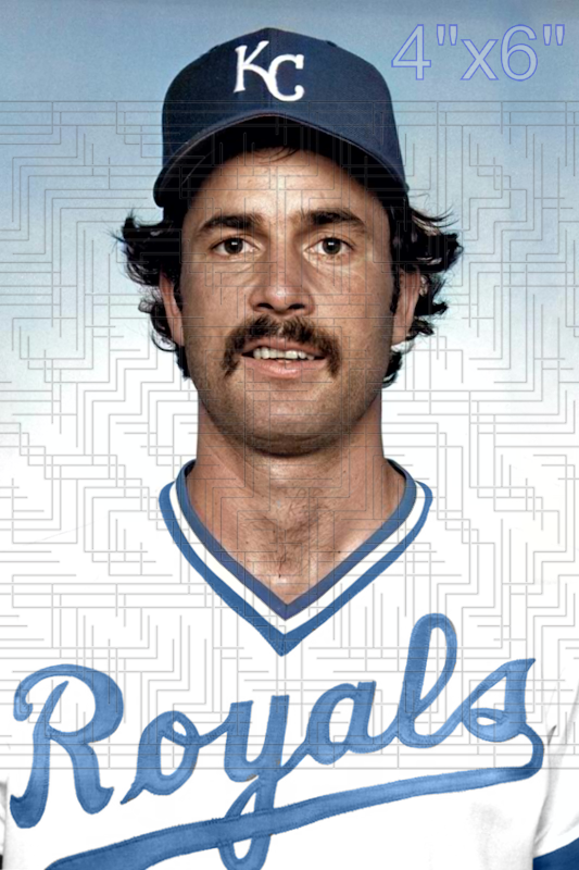 Tim Ireland - 1981 Kansas City Royals - choose a size & style