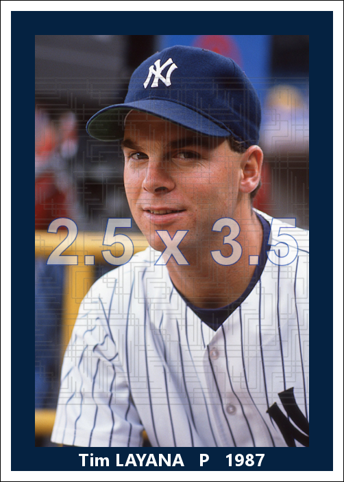 Tim Layana - 1987 New York Yankees - choose a size & style