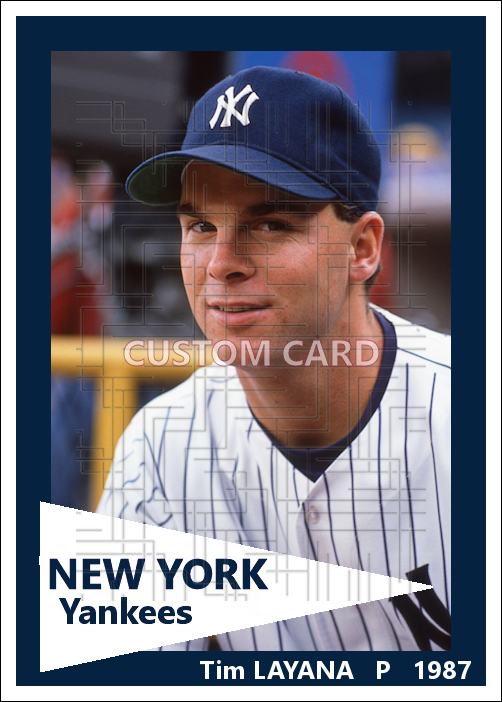 Tim Layana - 1987 New York Yankees - choose a size & style