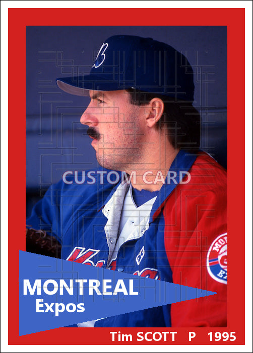 Tim Scott - 1995 Montreal Expos - choose a size & style