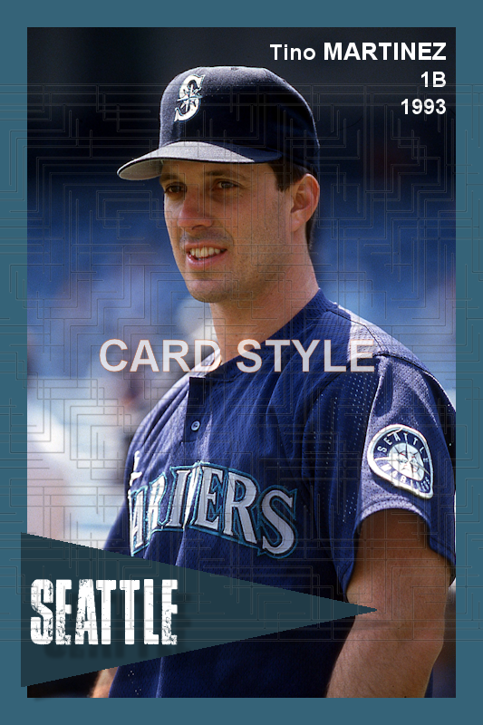 Tino Martinez - 1993 Seattle Mariners - choose a size & style