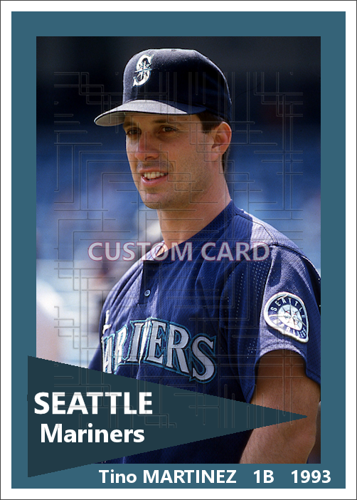 Tino Martinez - 1993 Seattle Mariners - choose a size & style