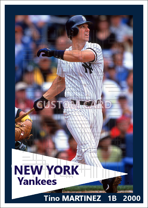 Tino Martinez - 2000 New York Yankees - choose a size & style