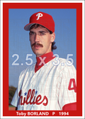 Toby Borland - 1994 Philadelphia Phillies - choose a size & style