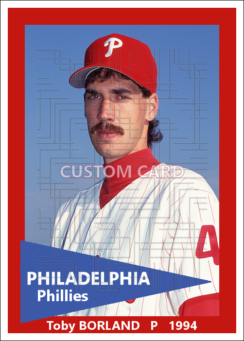 Toby Borland - 1994 Philadelphia Phillies - choose a size & style