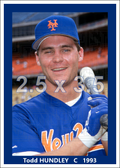 Todd Hundley - 1993 New York Mets - choose a size & style
