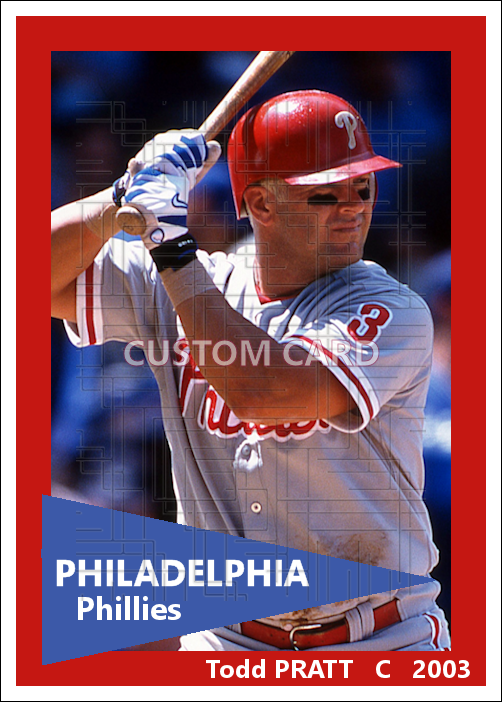Todd Pratt - 2003 Philadelphia Phillies - choose a size & style