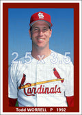 Todd Worrell - 1992 St. Louis Cardinals - choose a size & style