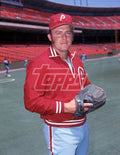 Tom Hilgendorf - 1975 Philadelphia Phillies - original ToppsVault medium format color transparency