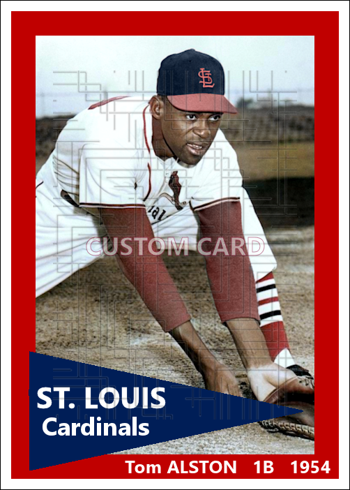 Tom Alston - 1954 St. Louis Cardinals - choose a size & style