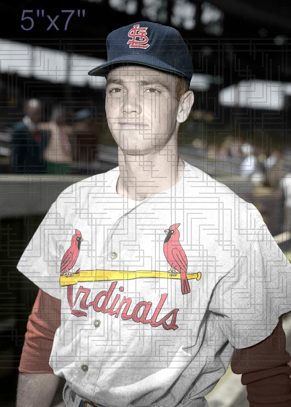Tom Cheney - 1957-59 St. Louis Cardinals - choose a size & style