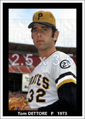 Tom Dettore - 1973 Pittsburgh Pirates - choose a size & style