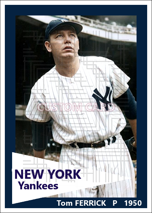 Tom Ferrick - 1950 New York Yankees - choose a size & style