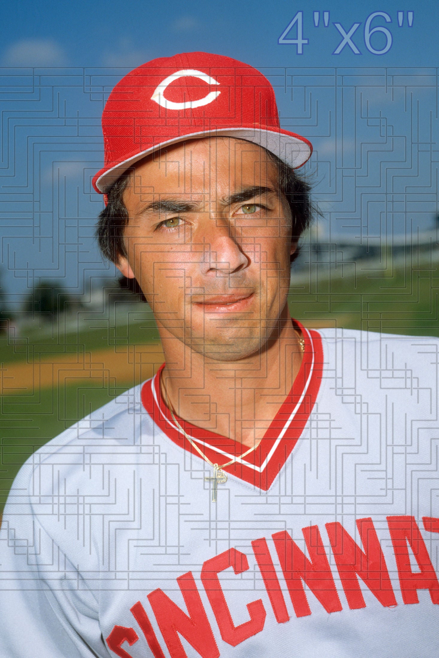 Tom Foley - 1984 Cincinnati Reds - choose a size & style
