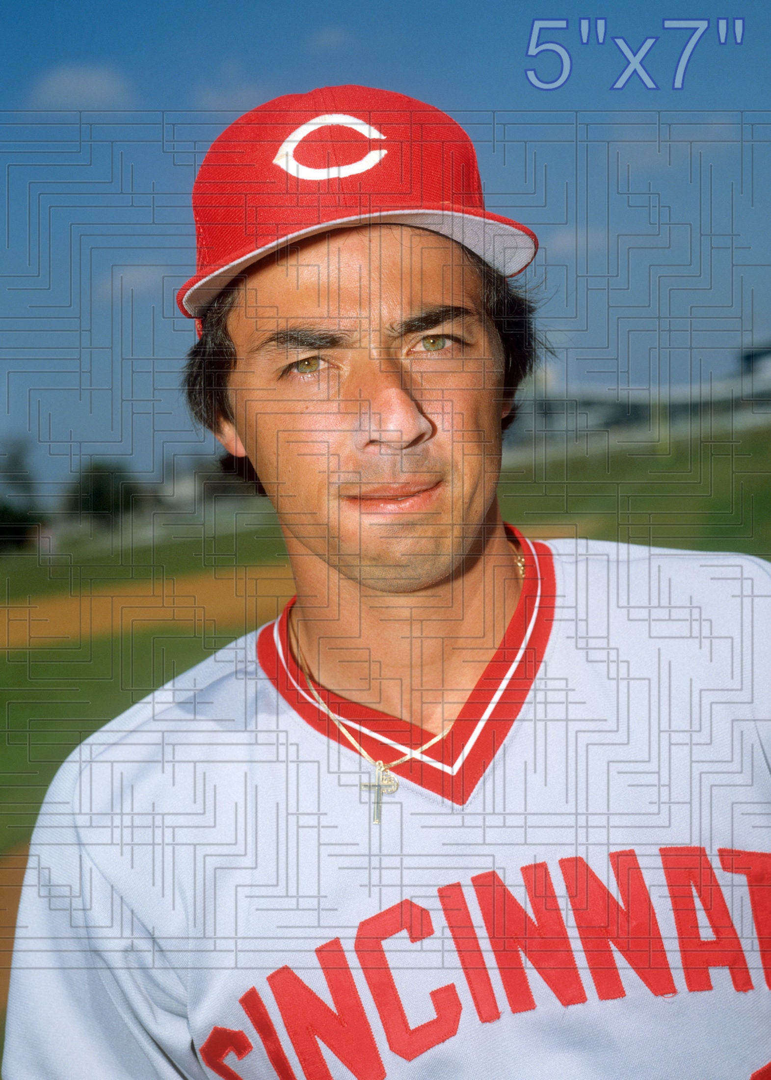 Tom Foley - 1984 Cincinnati Reds - choose a size & style