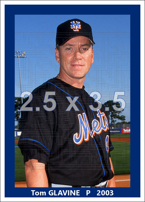 Tom Glavine - 2003 New York Mets - choose a size & style