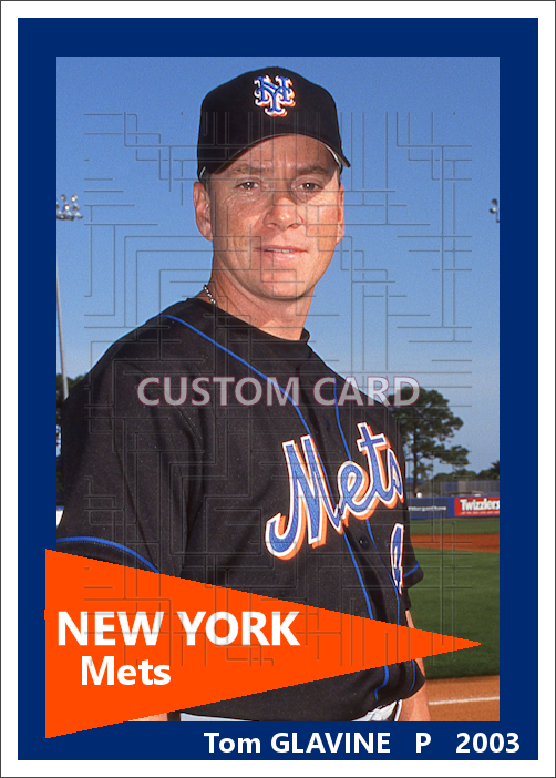 Tom Glavine - 2003 New York Mets - choose a size & style