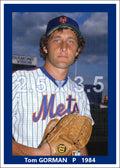 Tom Gorman - 1984 New York Mets - choose a size & style