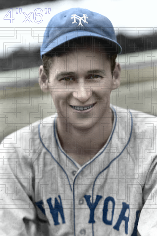 Tom Hafey - 1939 New York Giants - choose a size & style