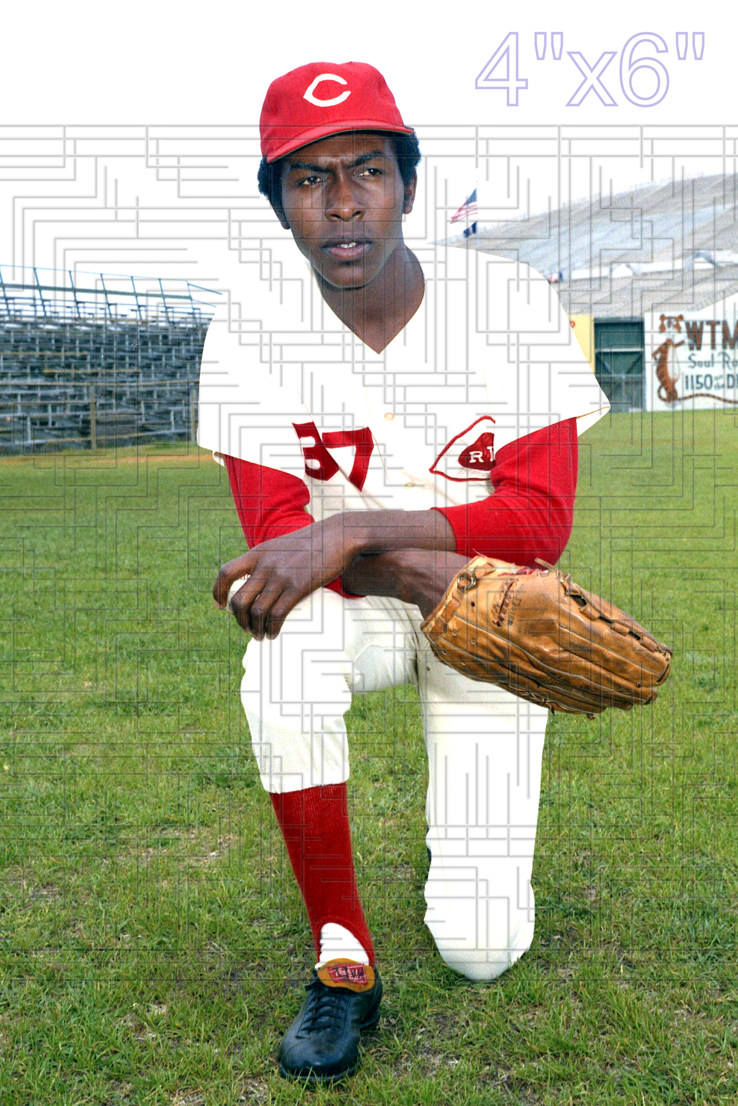 Tom Hall - 1972 Cincinnati Reds - choose a size & style