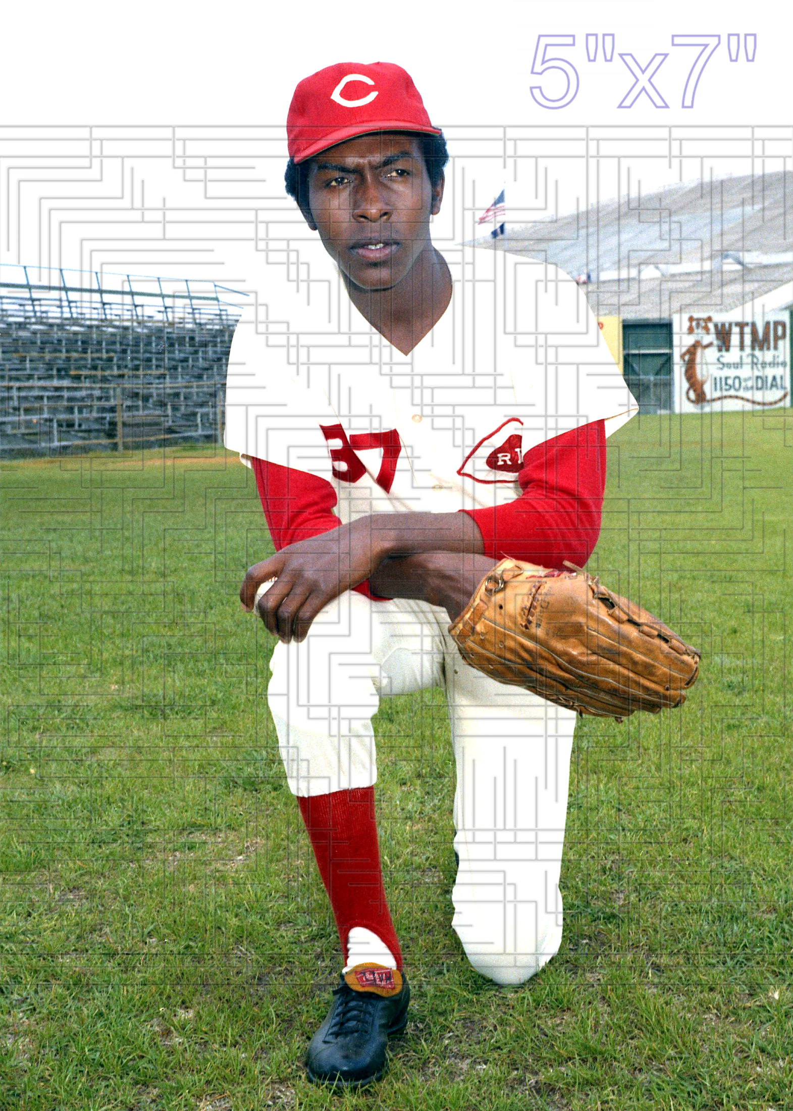 Tom Hall - 1972 Cincinnati Reds - choose a size & style