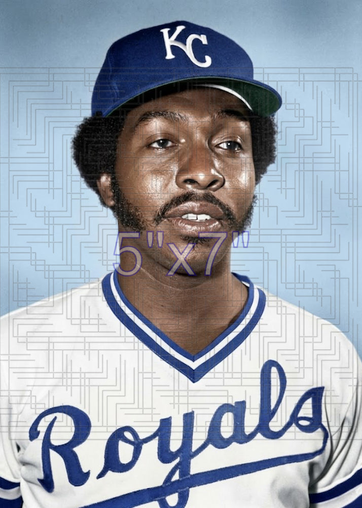 Tom Hall - 1976 Kansas City Royals - choose a size & style