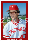 Tom Hume - 1979 Cincinnati Reds - choose a size & style