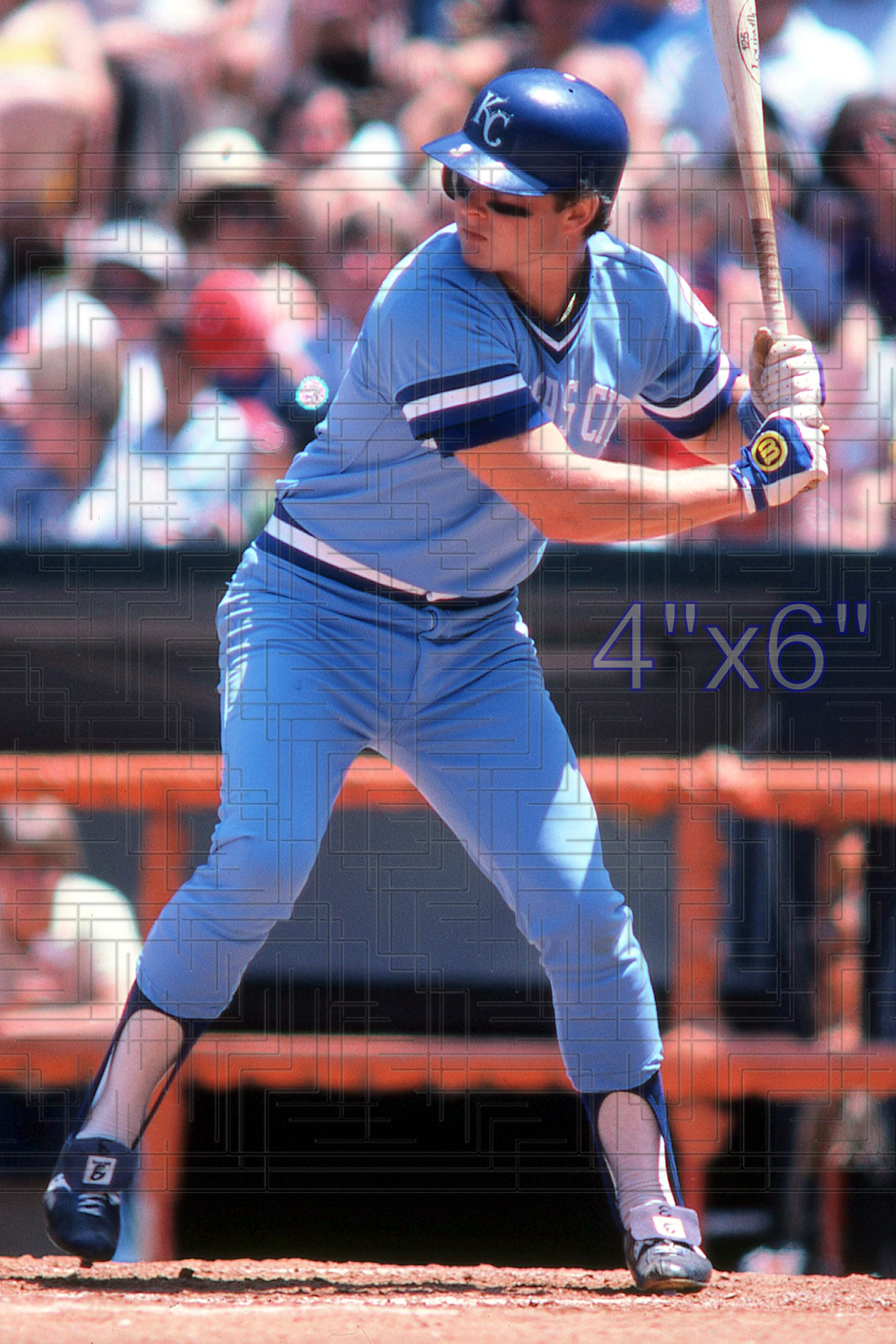 Tom Poquette - 1982 Kansas City Royals - choose a size & style