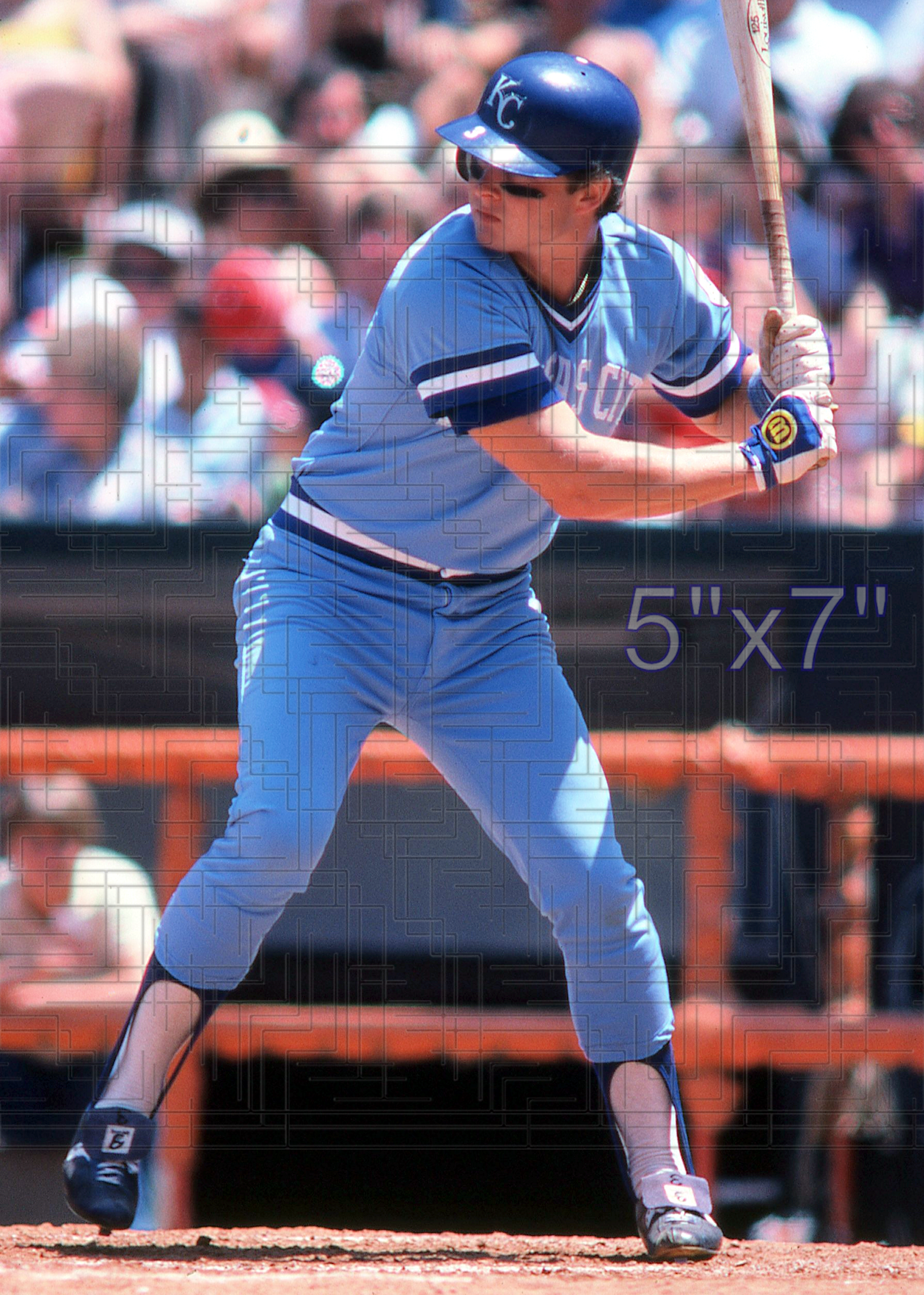 Tom Poquette - 1982 Kansas City Royals - choose a size & style
