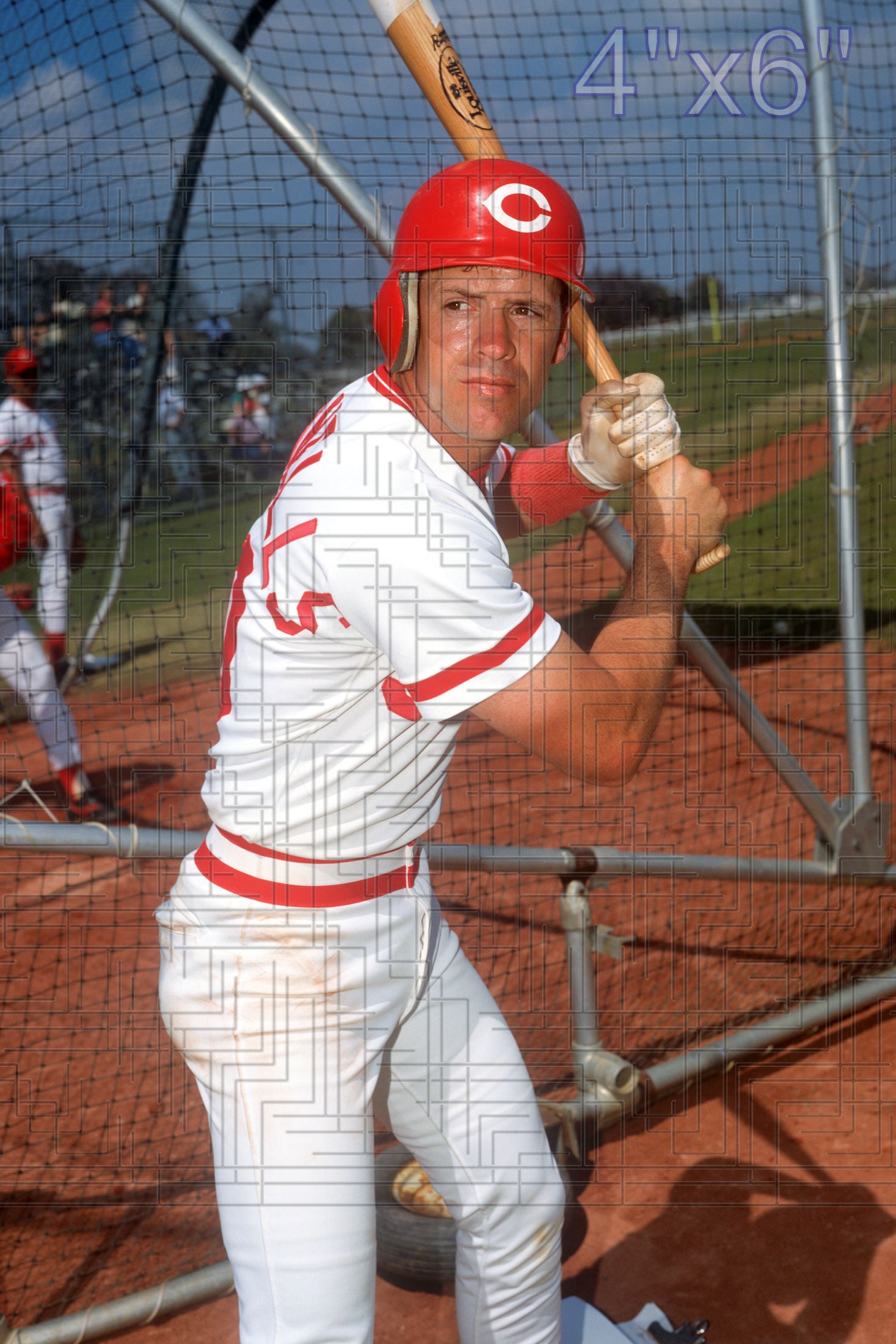 Tom Runnells - 1985 Cincinnati Reds - choose a size & style