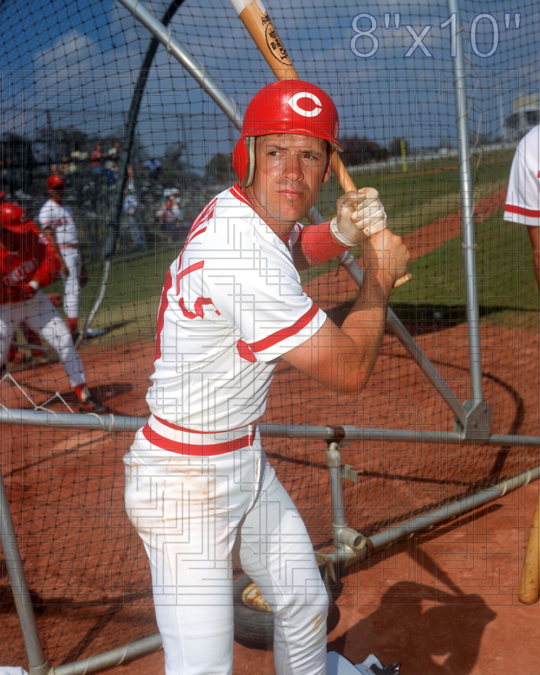 Tom Runnells - 1985 Cincinnati Reds - choose a size & style