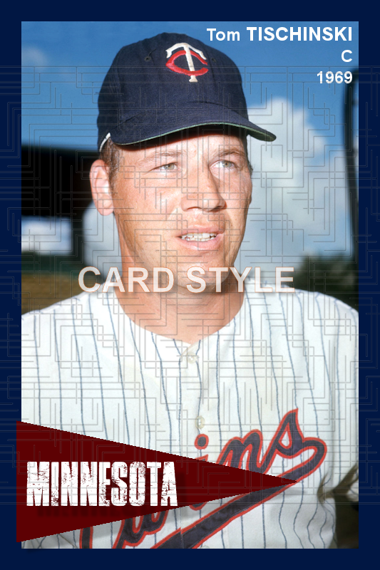 Tom Tischinski - 1969 Minnesota Twins - choose a size & style