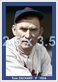 Tom Zachary - 1936 Philadelphia Phillies - choose a size & style