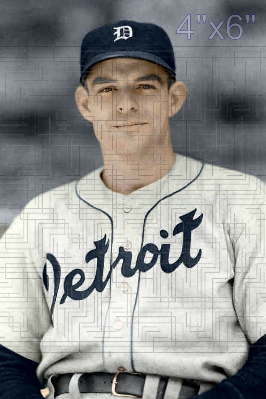 Tommy Bridges - 1939 Detroit Tigers - choose a size & style