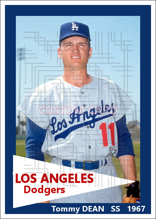 Tommy Dean - 1967 Los Angeles Dodgers - choose a size & style