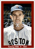 Tommy Fine - 1947 Boston Red Sox - choose a size & style