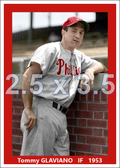 Tommy Glaviano - 1953 Philadelphia Phillies - choose a size & style