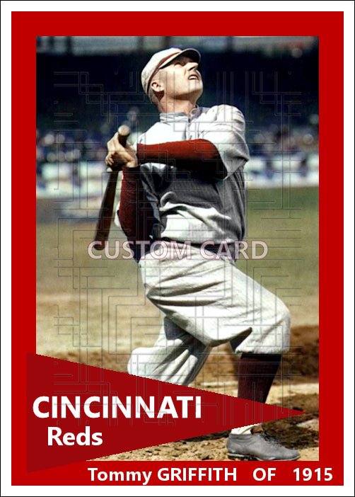 Tommy Griffith - 1915 Cincinnati Reds - choose a size & style