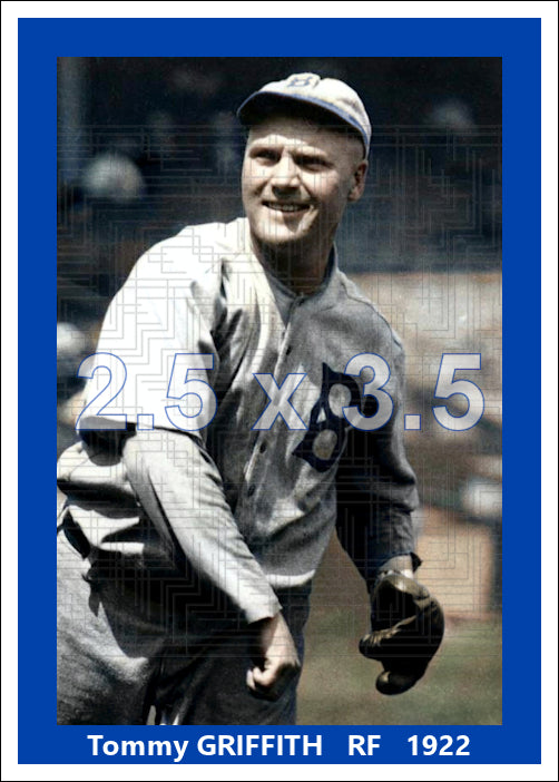 Tommy Griffith - 1922 Brooklyn Robins - choose a size & style
