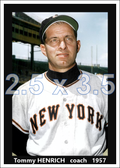 Tommy Henrich - 1957 New York Giants - choose a size & style