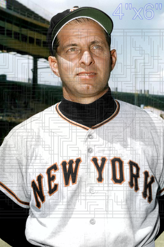 Tommy Henrich - 1957 New York Giants - choose a size & style