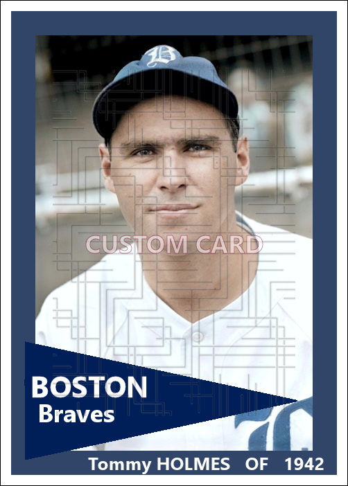 Tommy Holmes - 1942 Boston Braves - choose a size & style