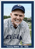 Tommy Irwin - 1938 Cleveland Indians - choose a size & style