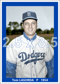 Tommy Lasorda - 1954 Brooklyn Dodgers - choose a size & style