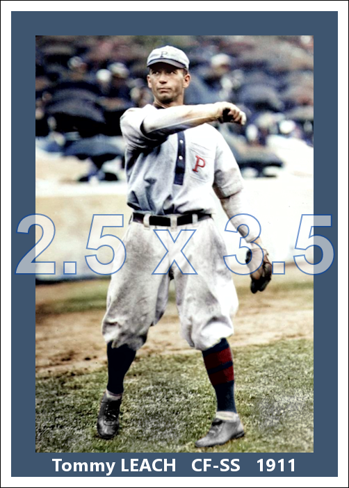 Tommy Leach - 1911 Pittsburgh Pirates - choose a size & style