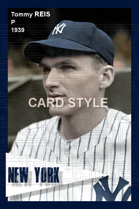 Tommy Reis - 1939 New York Yankees - choose a size & style